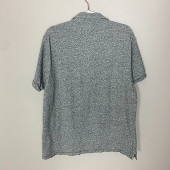 Alex Mill Grey Casual Polo Shirt Short Sleeve Mens XL - Picture 5 of 6